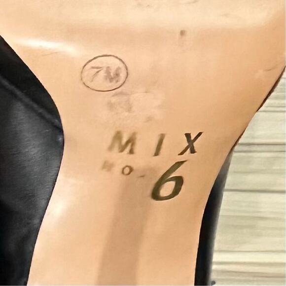 Mix No. 6 Women's Black Studded Stiletto Heels Size 7M Party Pumps 4” heels - Picture 10 of 10